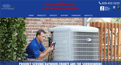 Desktop Screenshot of haywoodheatingandac.com